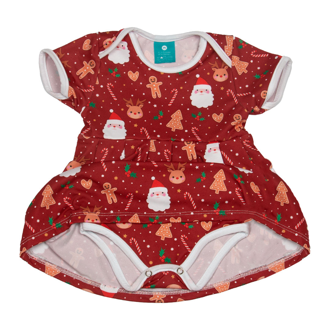 Body Vestido Natal Vermelho