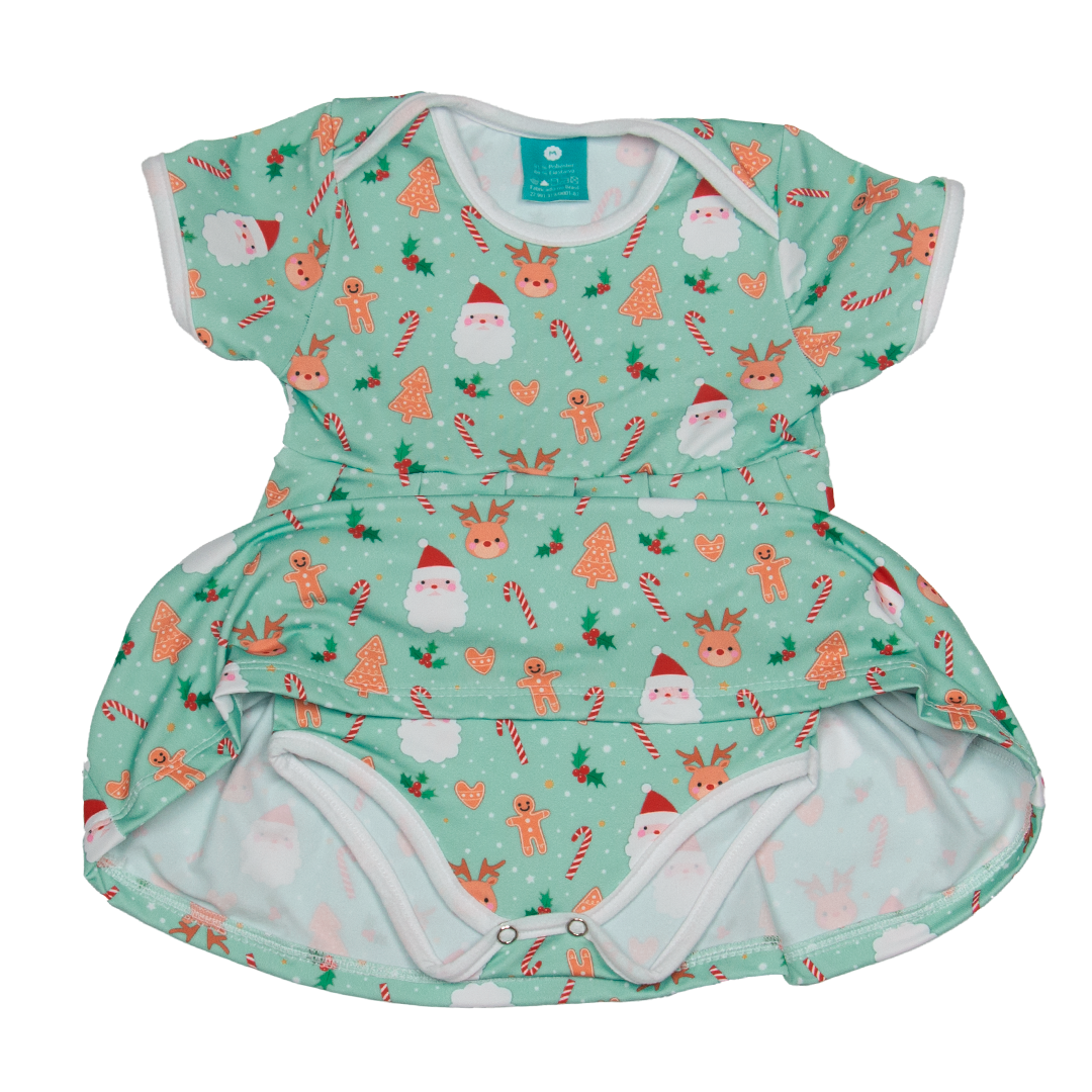 Body Vestido Natal Verde