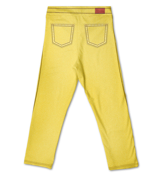 Jeans Amarelo Kids MiniBoo