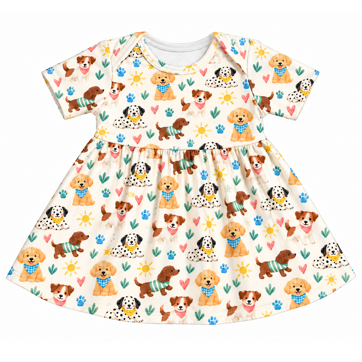 Body Vestido Cachorrinhos