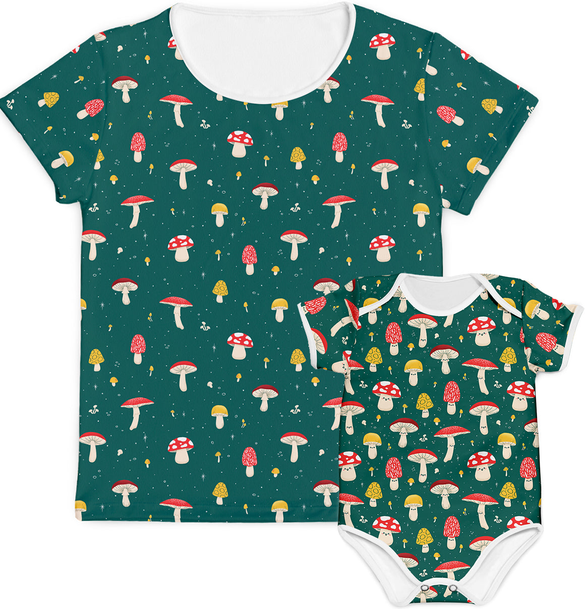 Tal Mãe Tal Baby Cogumelo Verde