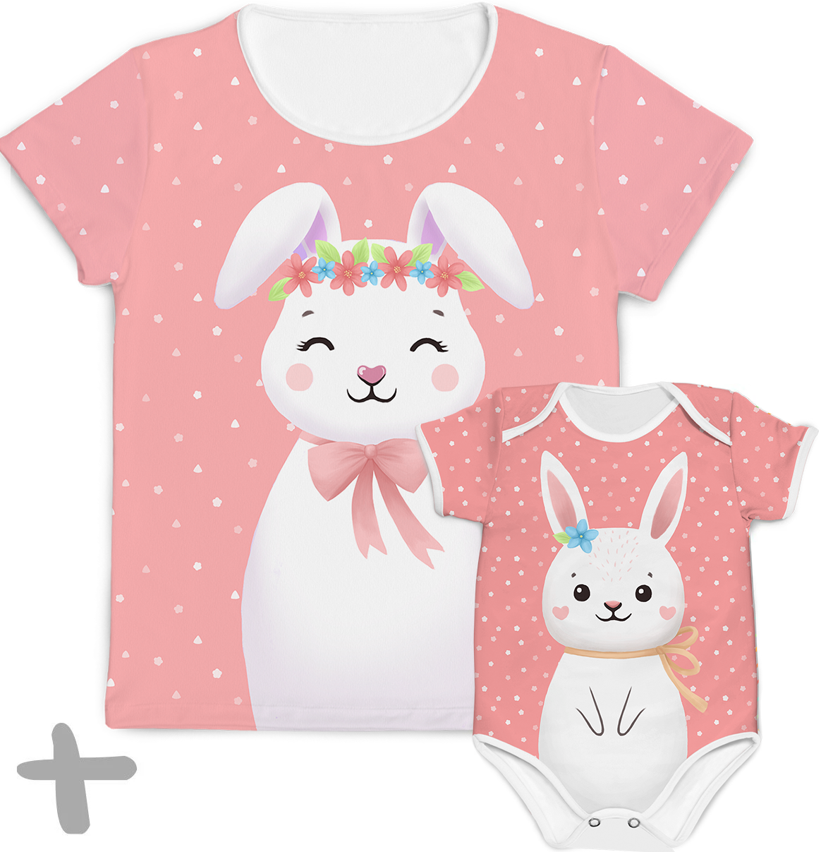 Tal Mãe Tal Baby Coelha Rosa