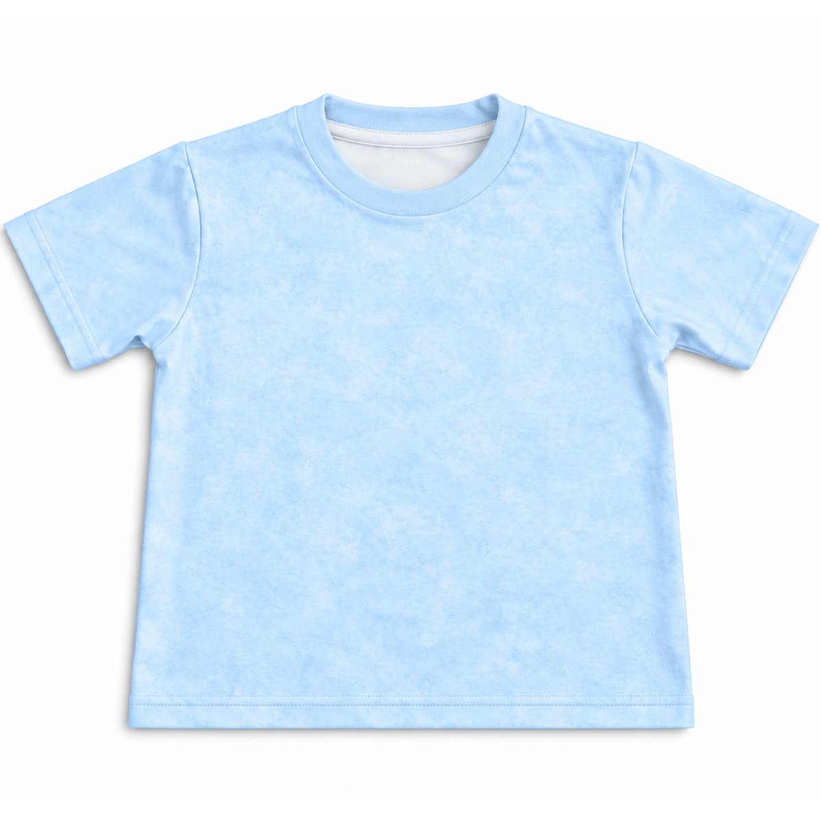 Camiseta Kids Algodão Azul Estonado