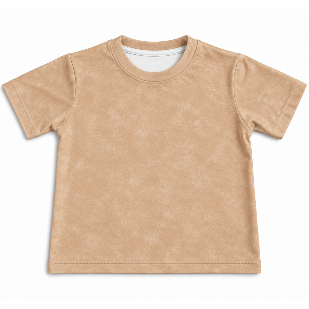 Camiseta Kids Algodão Marrom Estonado