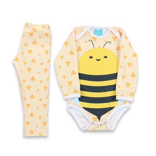 Conjunto térmico Body - Pijaminha Abelha