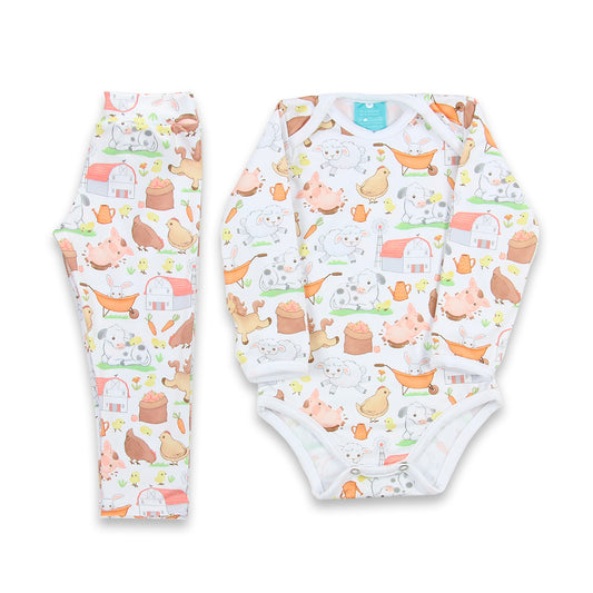 Conjunto térmico Body - Pijaminha Fazendinha