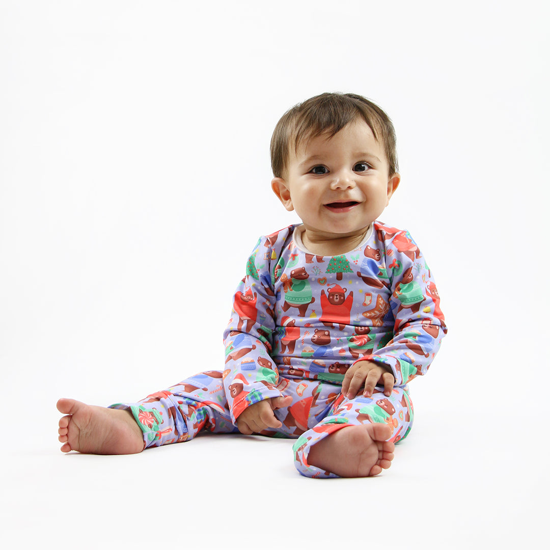 Conjunto térmico - Pijaminha Ursinhos Natalinos