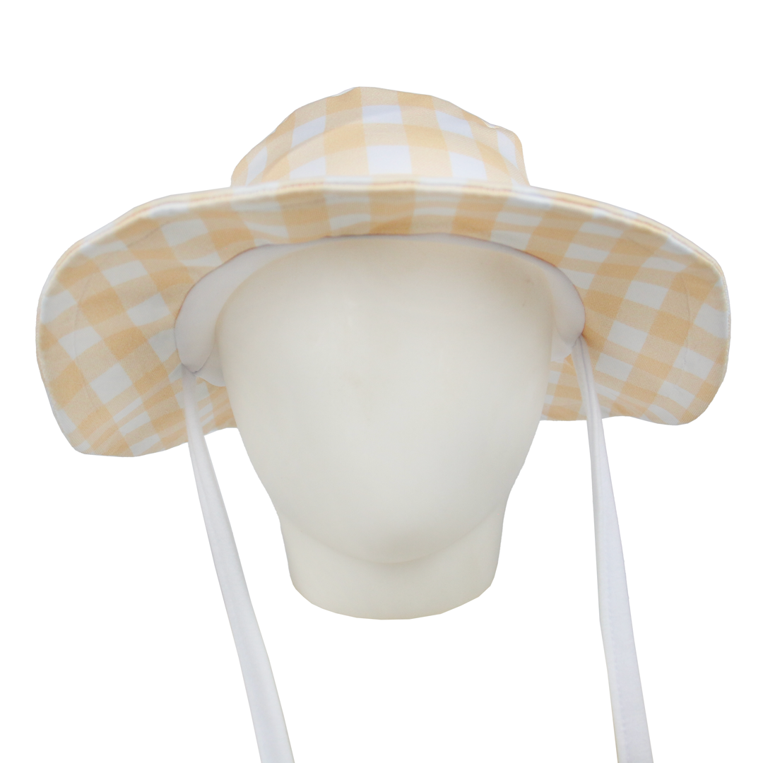 Chapéu Xadrez Laranja