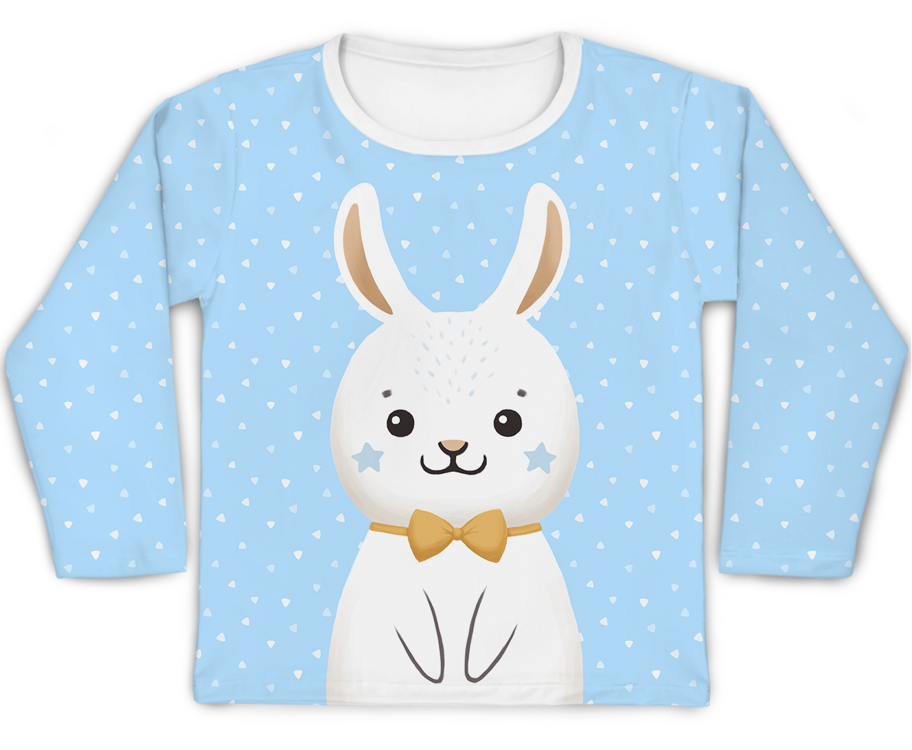 Camiseta Kids Coelho Azul