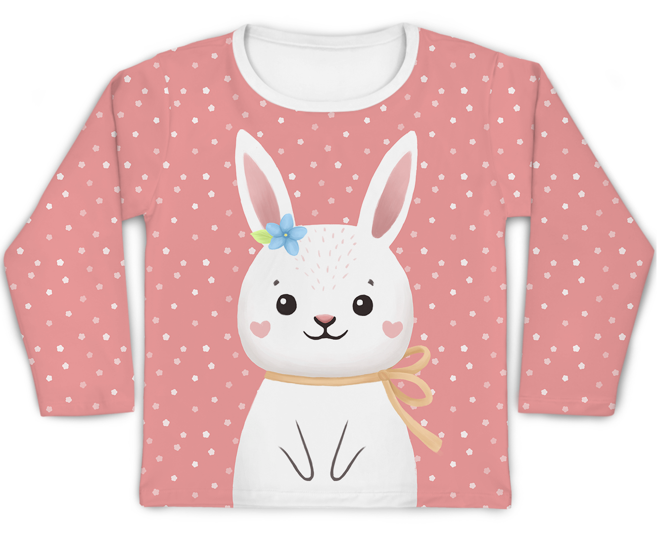 Camiseta Kids Coelha Rosa