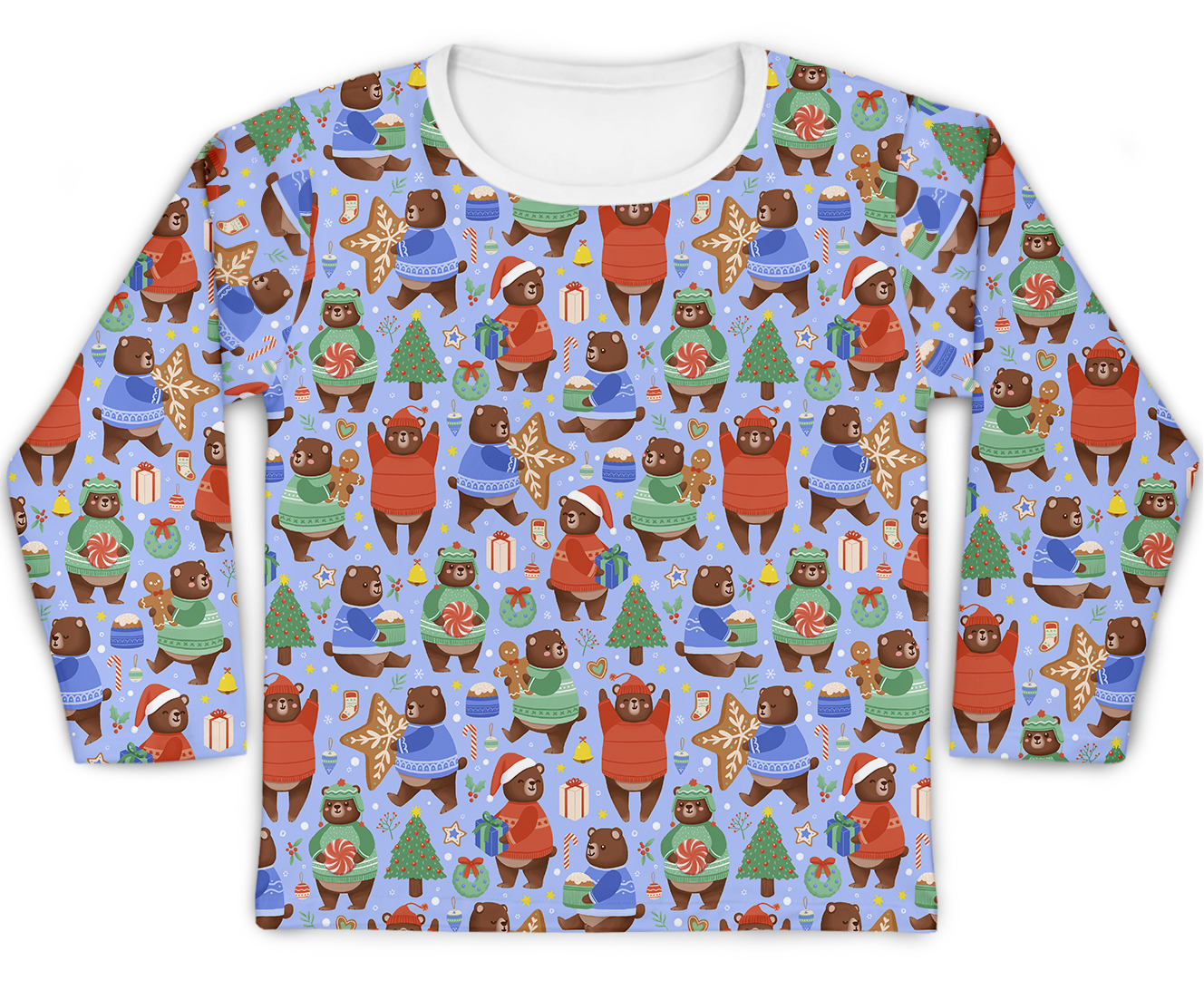 Camiseta Kids Ursinhos Natalinos