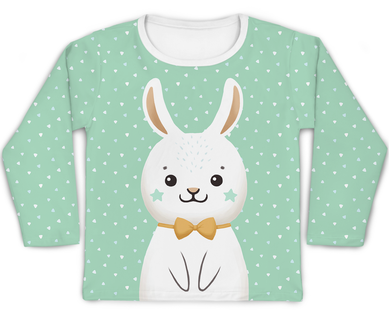 Camiseta Kids Coelho Verde