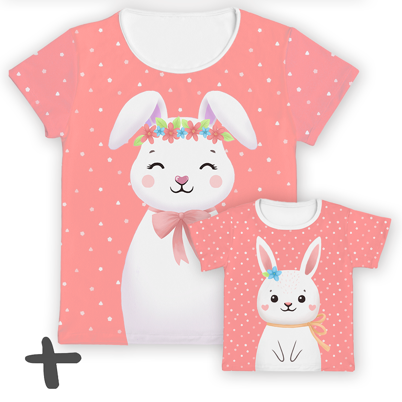 Tal Mãe Tal Kids Coelha Rosa