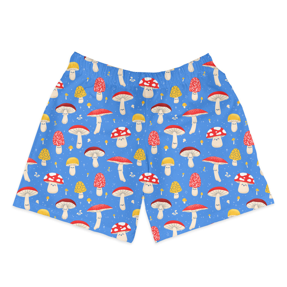 Shorts Infantil Cogumelo Azul