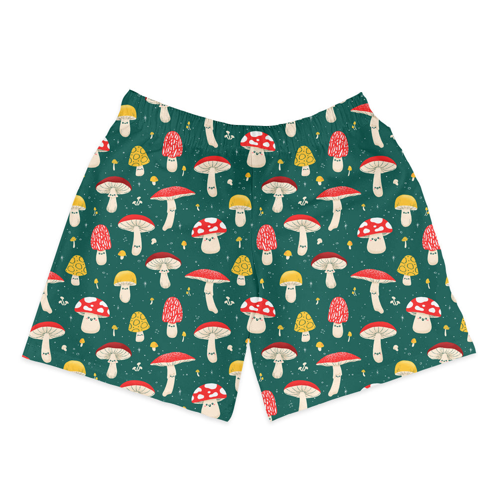 Shorts Infantil Cogumelo Verde
