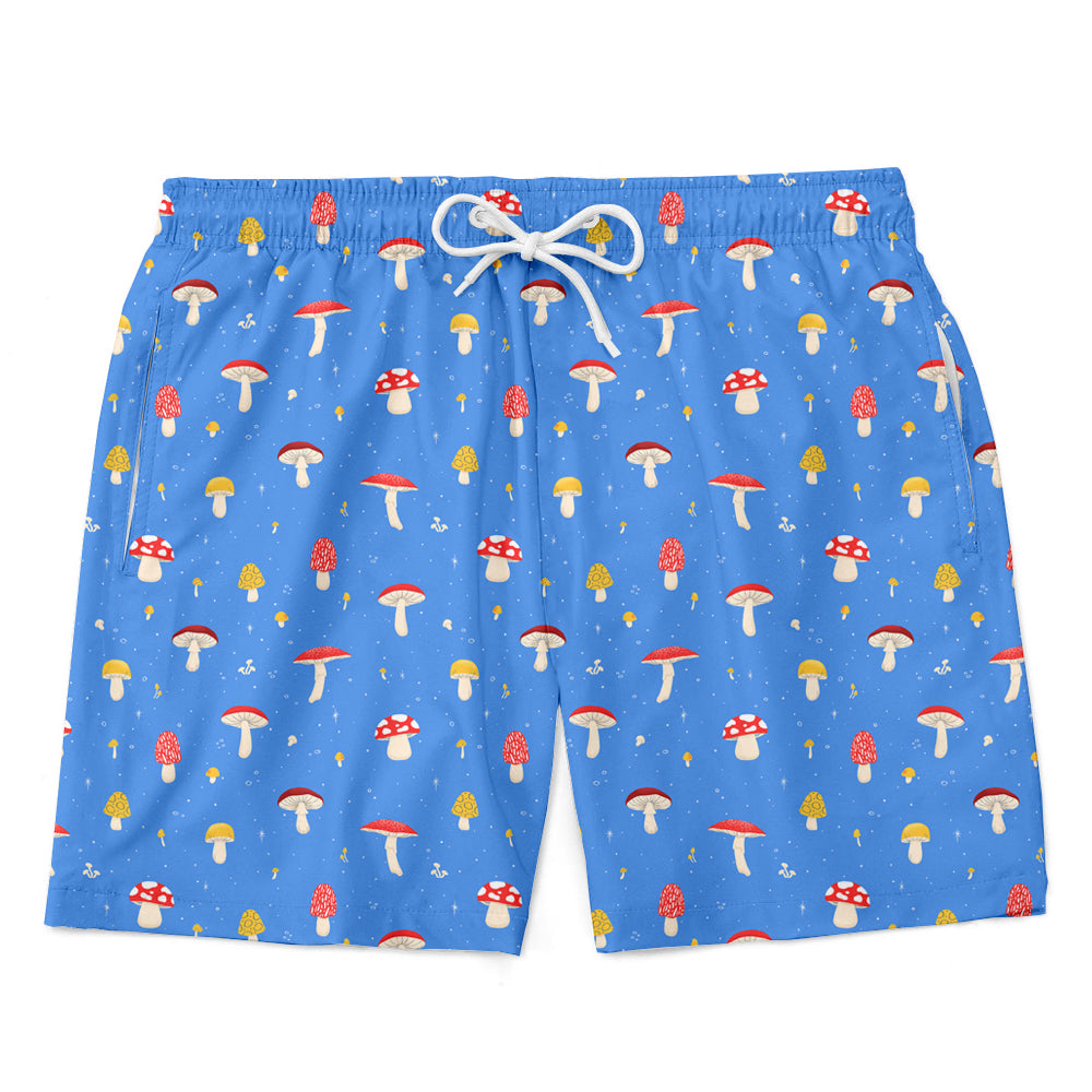 Shorts Papai Cogumelo Azul