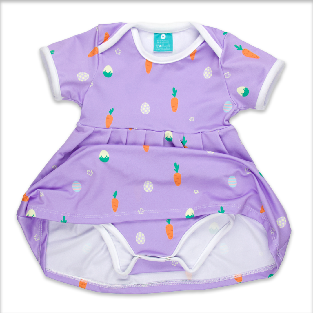 Body Vestido Páscoa Lilás