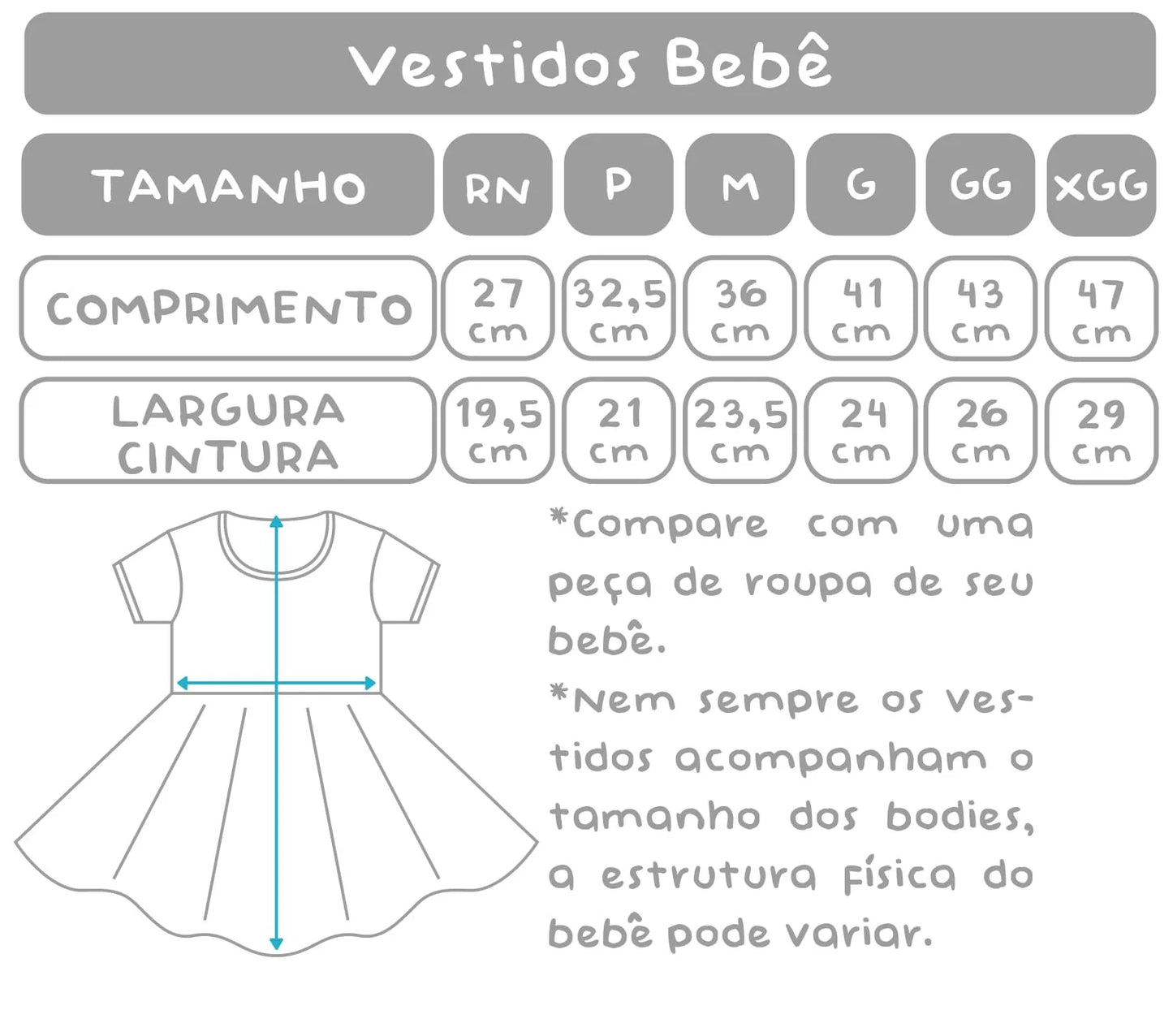Vestido Bandeirinhas Azul Bebê