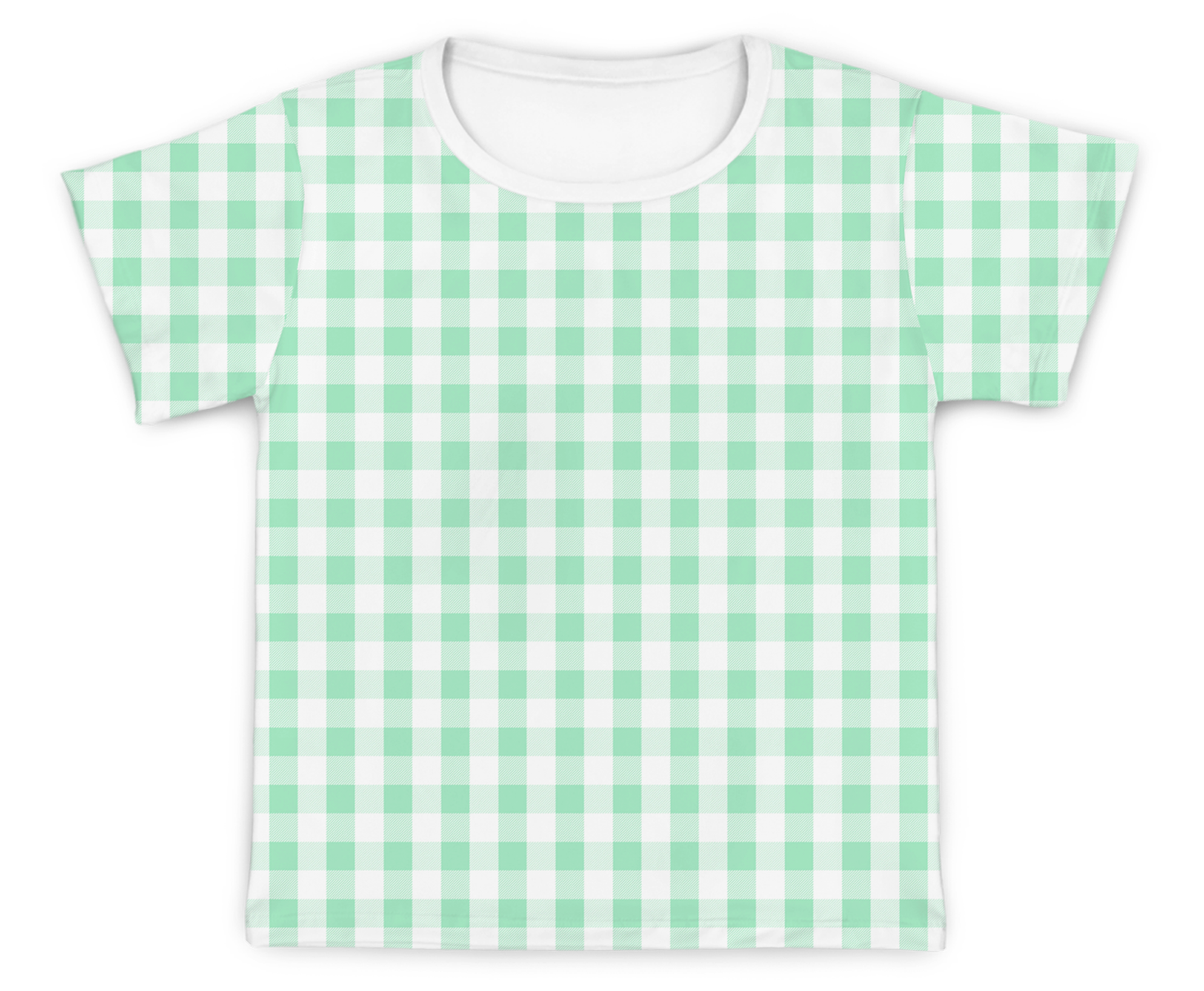 Camiseta Kids Xadrez Verde