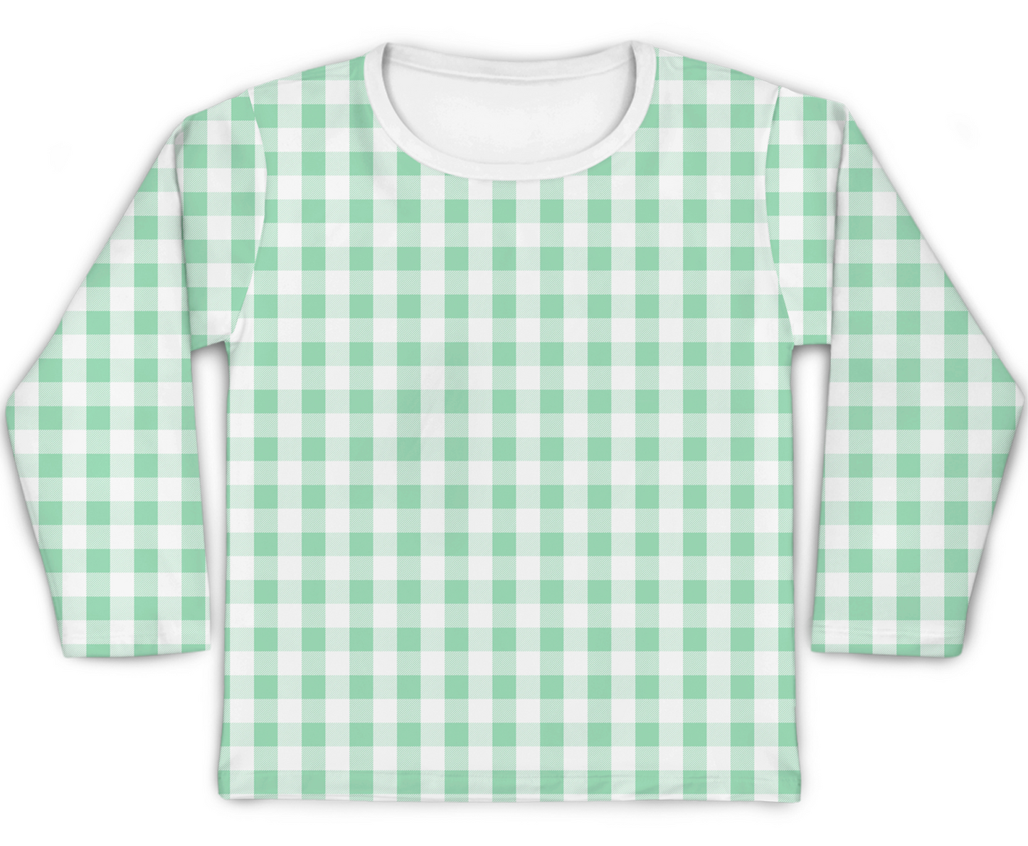Camiseta Kids Xadrez Verde