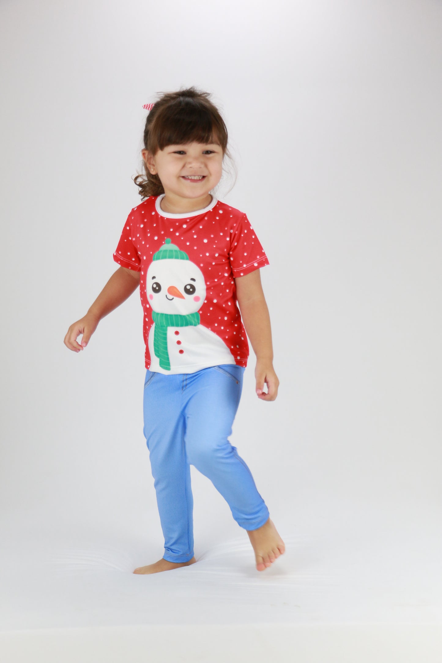 Camiseta Kids Boneco de Neve
