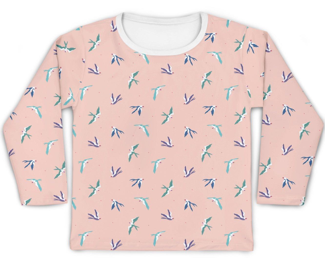 Camiseta Kids Andorinhas - Mini Boo Store