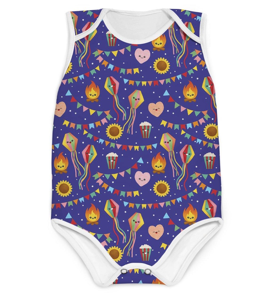 Body Bandeirinha Menina - Mini Boo Store