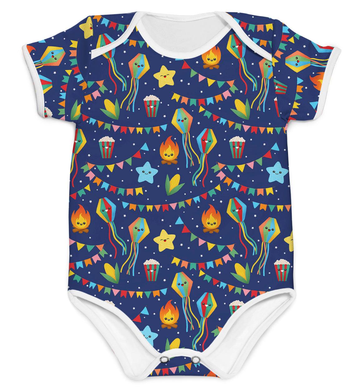 Body Bandeirinha Menino - Mini Boo Store