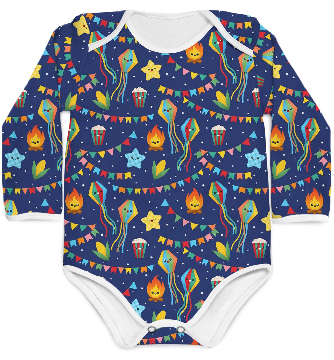 Body Bandeirinha Menino - Mini Boo Store