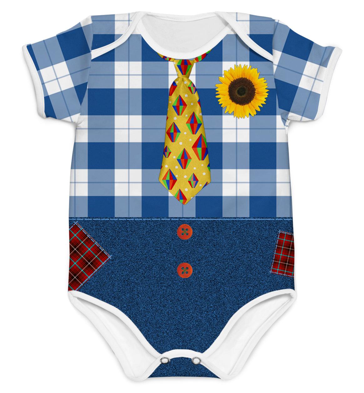 Body Caipira Azul - Mini Boo Store