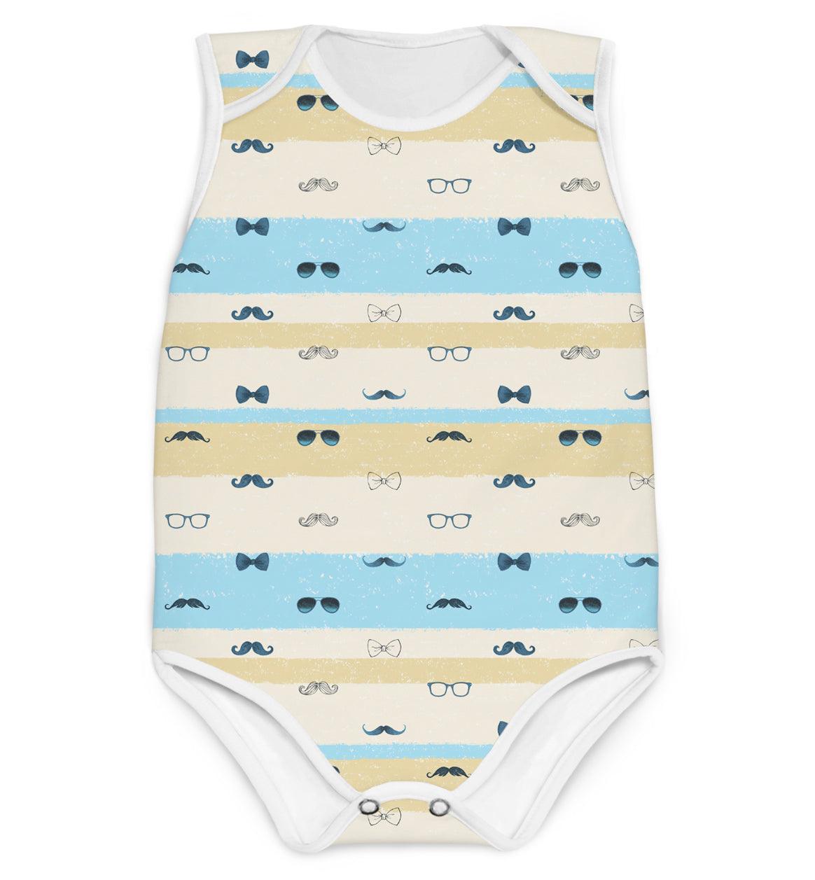 Body Mustache Azul - Mini Boo Store