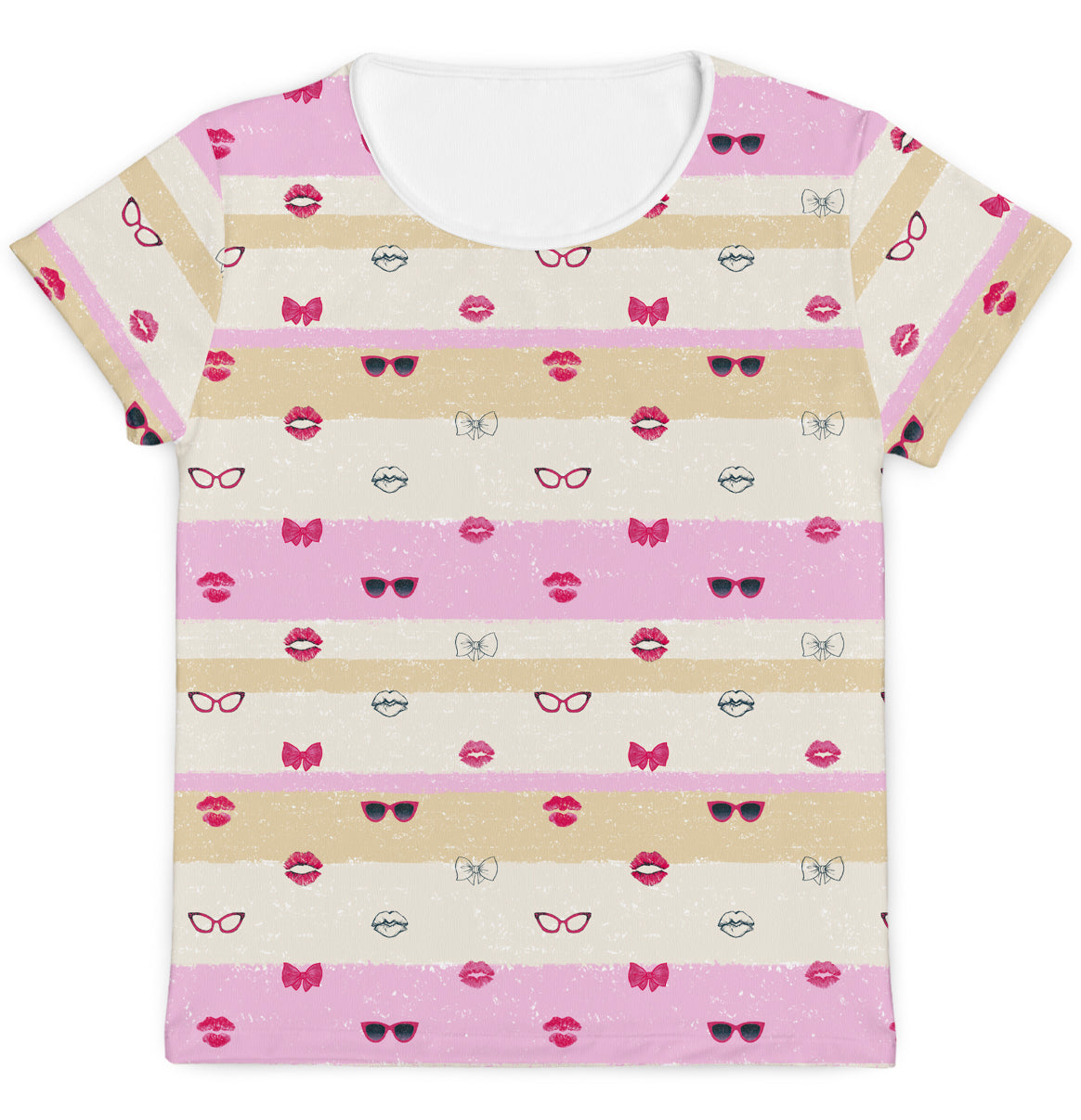 Camiseta Mamãe Mustache Rosa