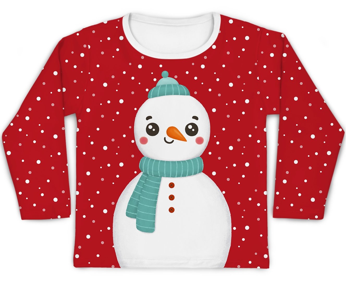 Camiseta Kids Boneco de Neve