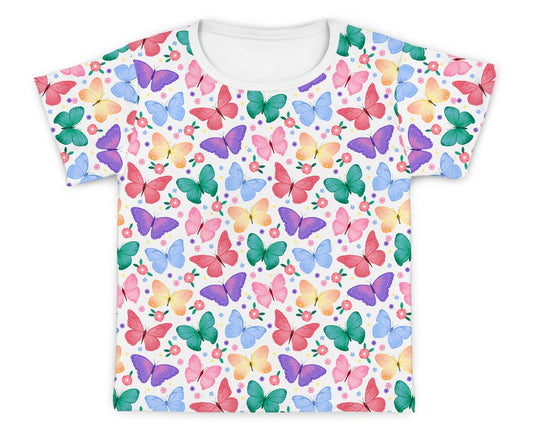 Camiseta Kids Borboletas - Mini Boo Store