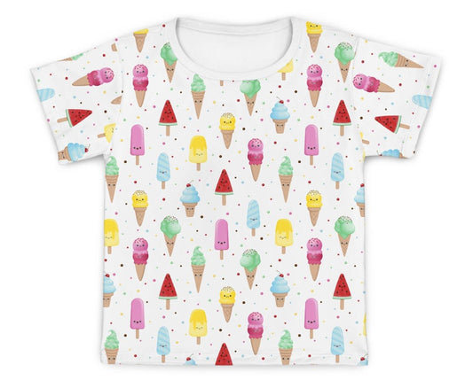 Camiseta Kids Sorvetinhos - Mini Boo Store