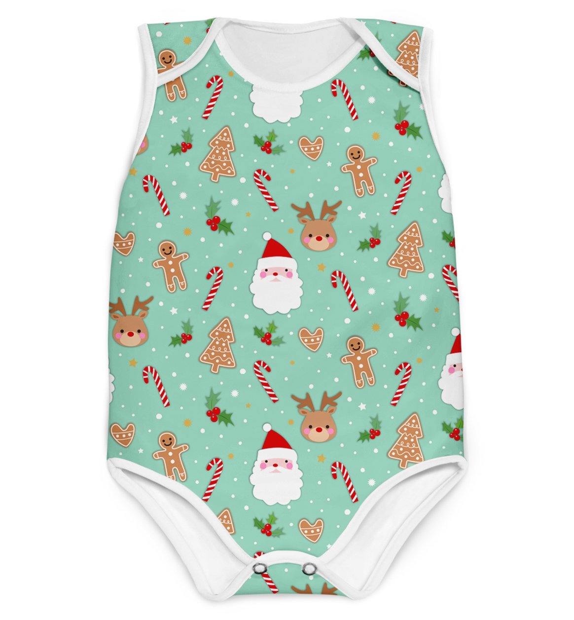 Combo Body Natal Verde + Touca