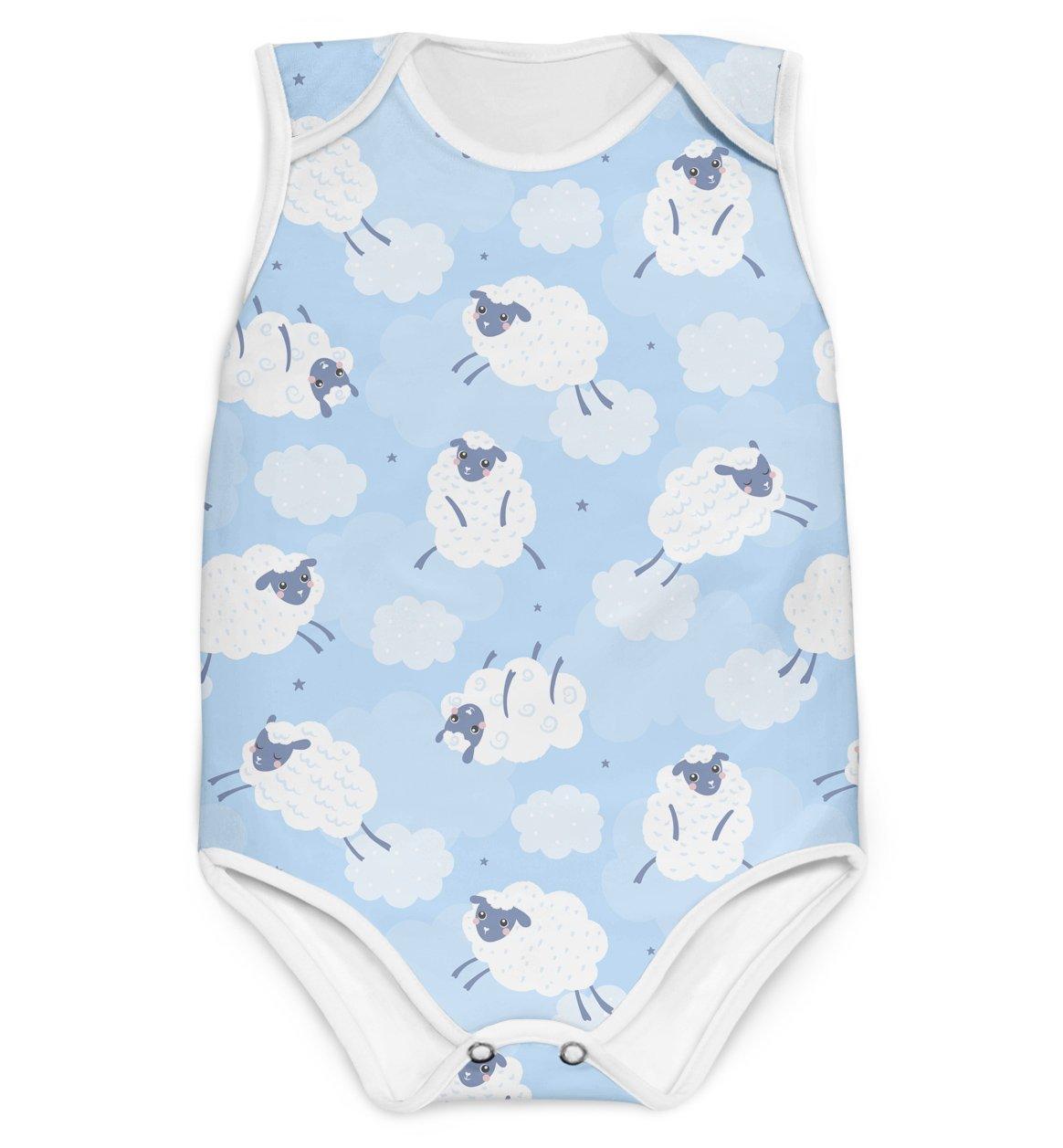 Body Ovelha Azul - Mini Boo Store