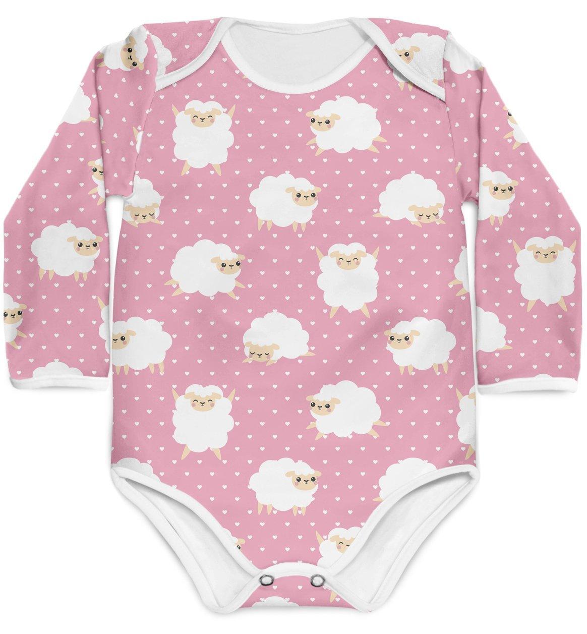 Body Ovelha Rosa - Mini Boo Store