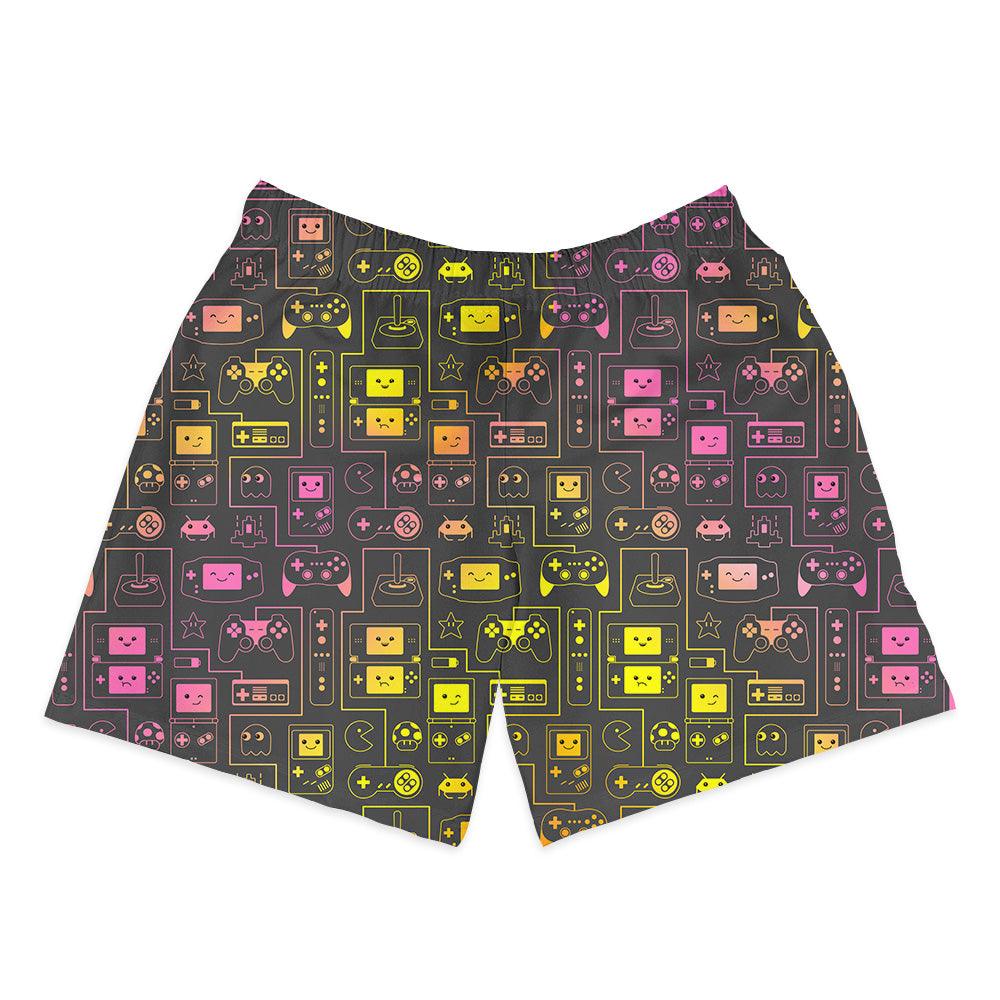Shorts Infantil Vídeo Game Rosa - Mini Boo Store