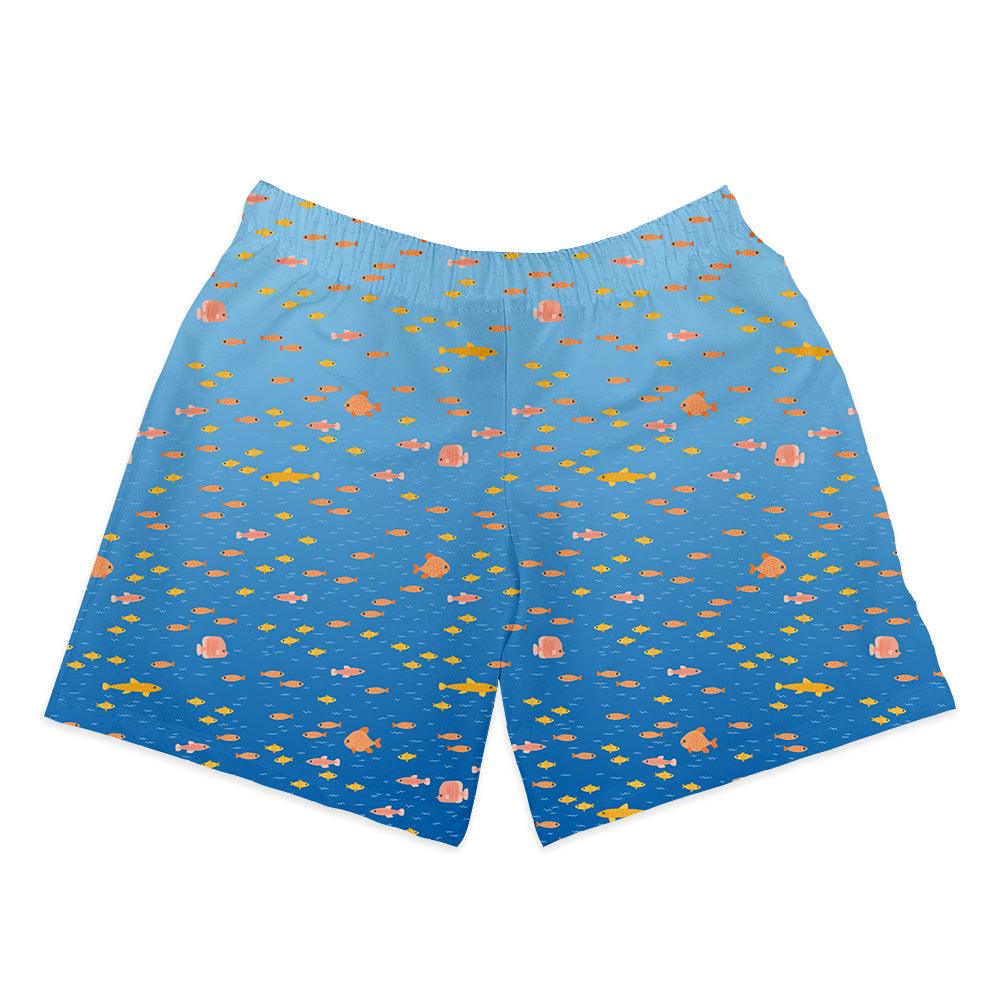Shorts Infantil Peixinhos - Mini Boo Store