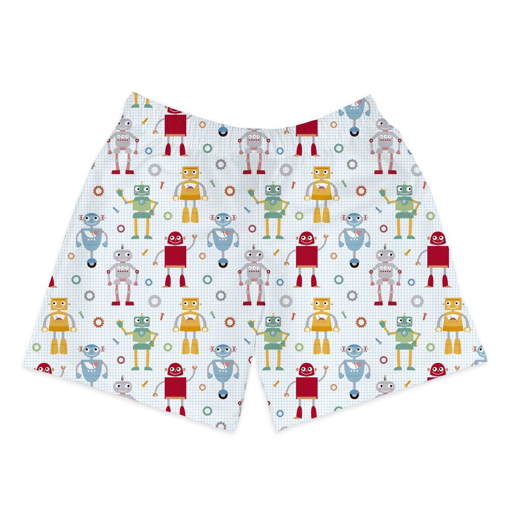 Shorts Infantil Robô - Mini Boo Store