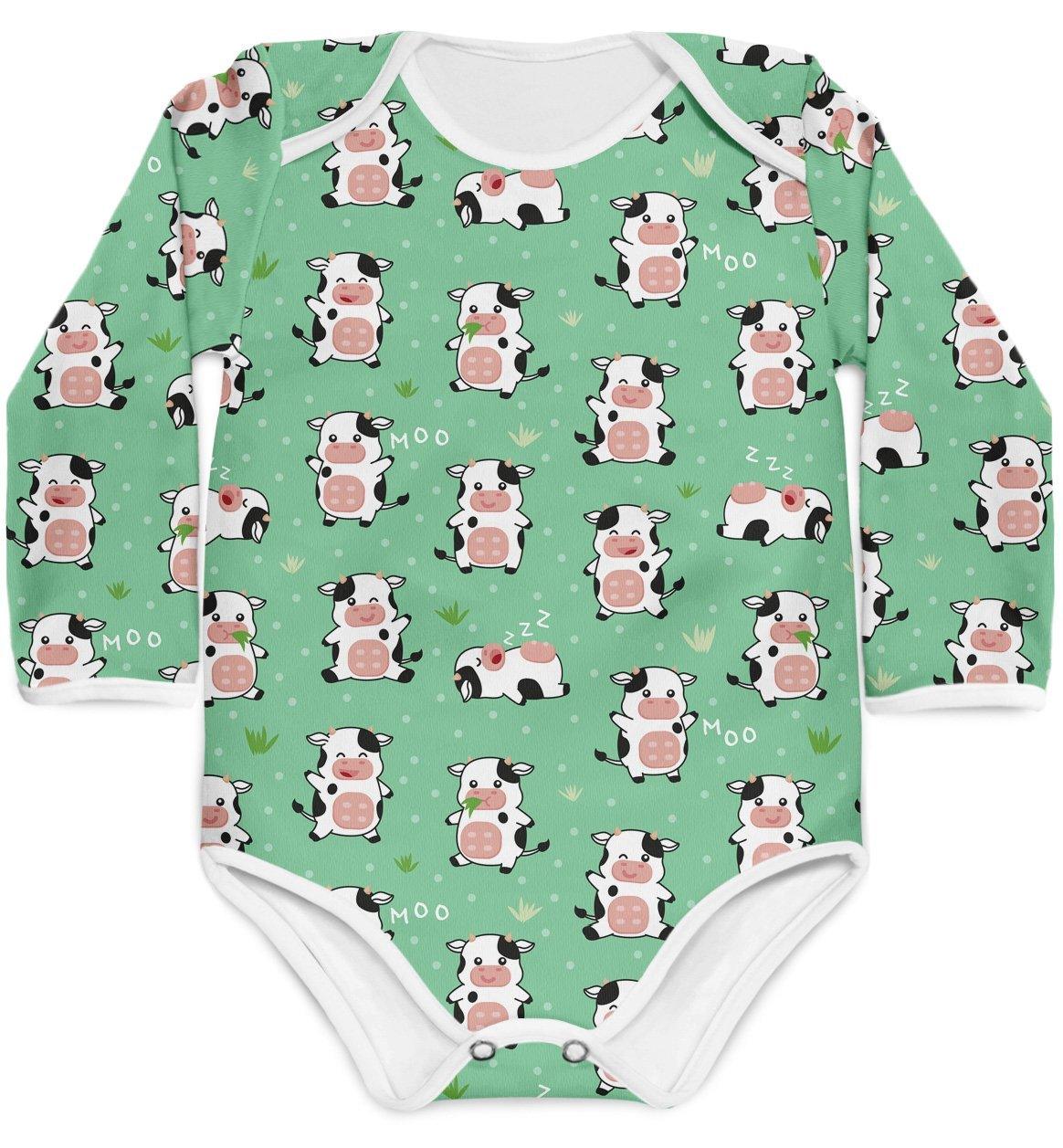 Body Vaquinhas Verde - Mini Boo Store