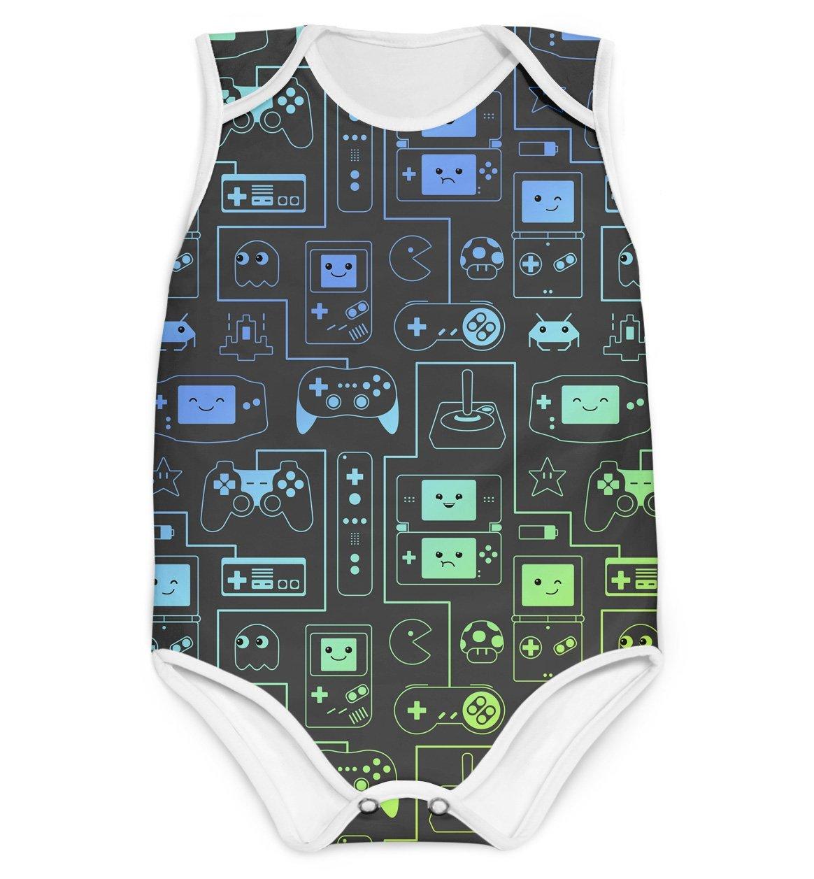 Body Vídeo Game Azul - Mini Boo Store