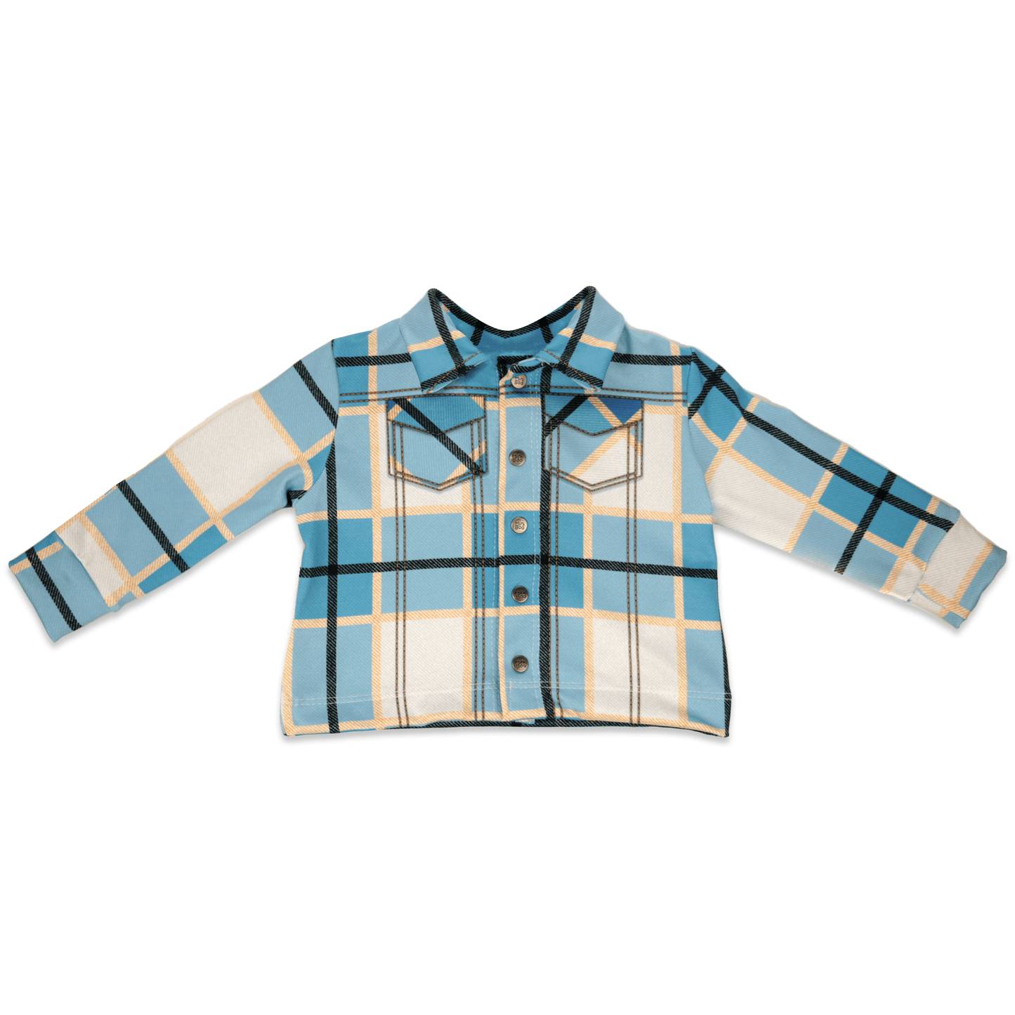 Jaqueta Xadrez Azul - Mini Boo Store