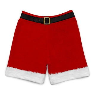 RN - SUPER BLACK - Shorts Natal Bebê Papai Noel - Cor Antiga
