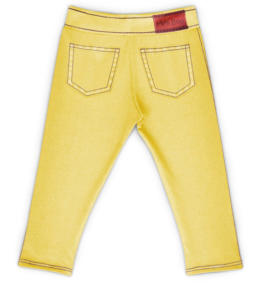 Jeans Amarelo Bebê MiniBoo