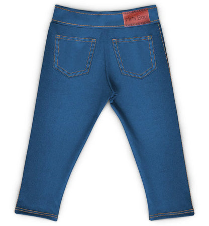 Jeans Cerejas Bebê Bordadinho Fake