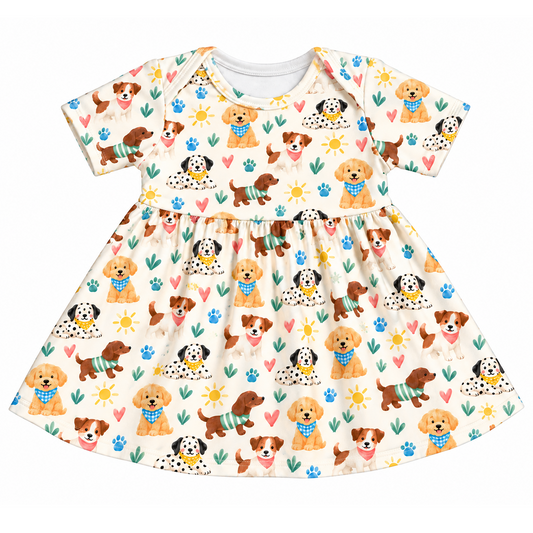Body Vestido Cachorrinhos