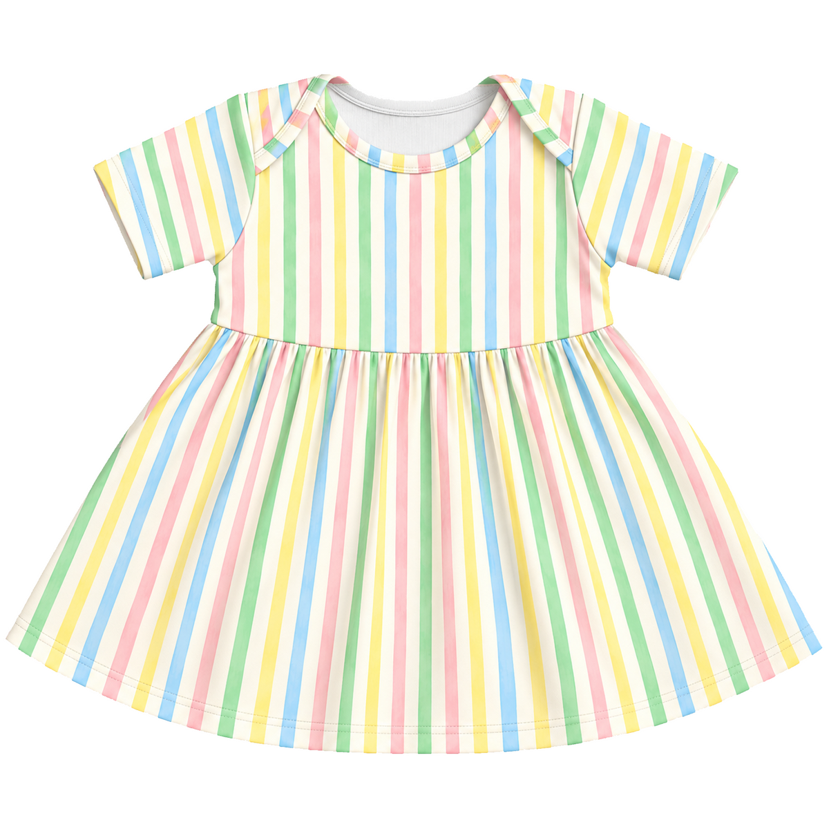 Body Vestido Listras Coloridas