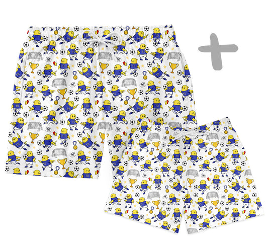 Shorts Tal Pai Tal Baby Canarinhos